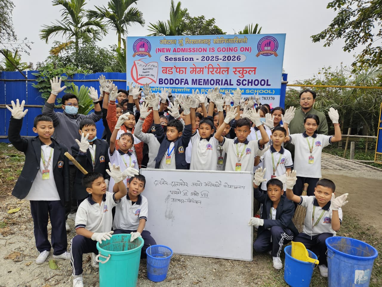 Gloves Up for Swachhata